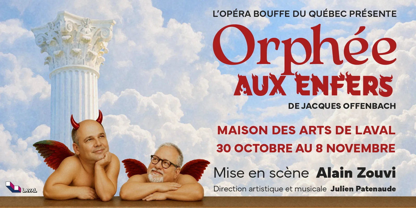 Affiche d’Orphée aux Enfers, Opéra bouffe du Québec